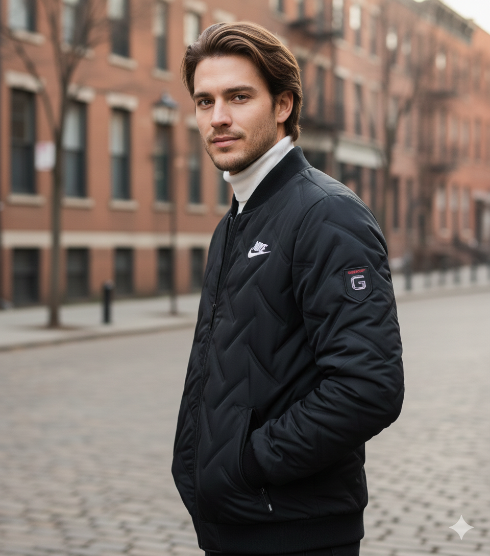 Nike™ Sportswear Quilted Bomber Jacket