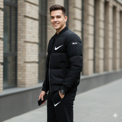 Nike™ Unisex Puffer Tracksuit Set