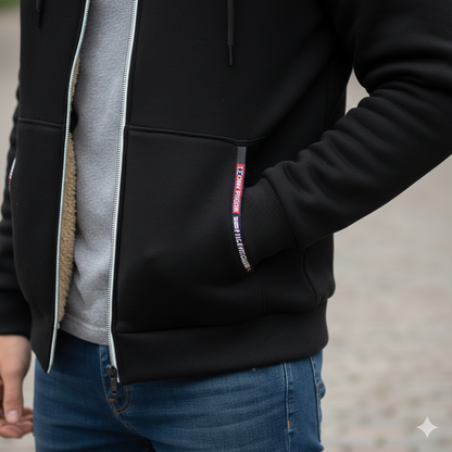 Tommy Hilfiger™ Unisex Sherpa-Lined Hoodie Jacket