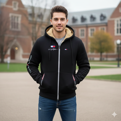 Tommy Hilfiger™ Unisex Sherpa-Lined Hoodie Jacket